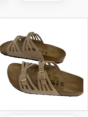 Birkenstock Granada Nuback Leather, Sand Castle, Size EU41/US10, NWT Display thumbnail 4