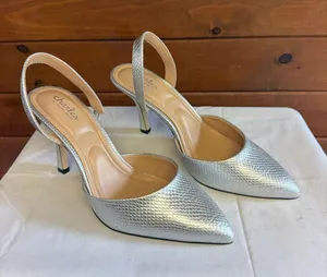 Charles by Charles David Iniko slingback pumps pointed toe/ stiletto heel Sz 8 S thumbnail 1