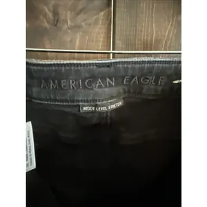American Eagle Womens 4 Black‎ Next Level Stretch Super High Rise Jeggings thumbnail 7