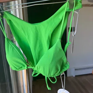Grey Bandit x Ana Neon Green Ribbed Bikini Set M thumbnail 2