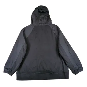 FP Movement Free People Black Asymmetric Zip Mixed Media Hoodie OB1604686 Large thumbnail 2