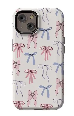 Casely Coquette Girlie Pastel Bows Case IPhone 14 thumbnail 1