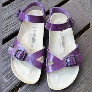 Birkenstock Purple Rio Sandals Size 38 thumbnail 1