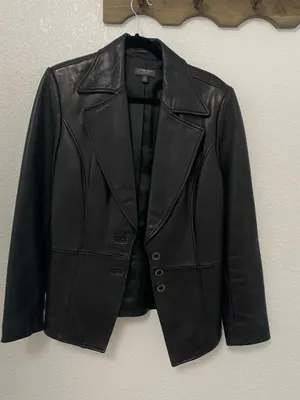 Classiques Entier Black leather jacket thumbnail 5