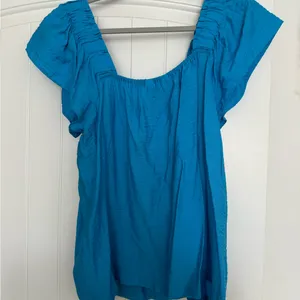 Lilly Pulitzer Vibrant Blue Blouse thumbnail 4