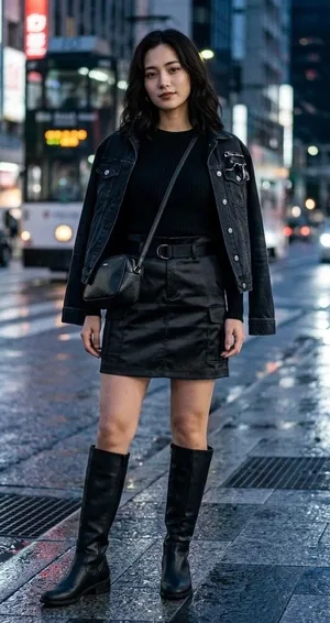Womens Sz10 NWT White House Black Market black satin utility mini skirt thumbnail 1