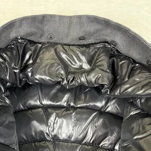 Lululemon Mixed Media Bomber Jacket Black Gray Full Zip Athleisure Womens est 6‎ thumbnail 13