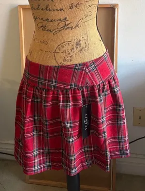 Boutique Plaid Bow Skirt thumbnail 1