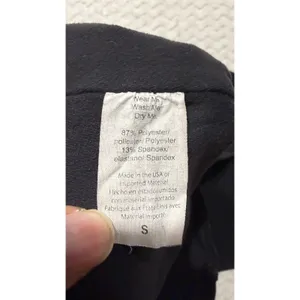 Beyond Yoga Womens Black High Waisted Spandex Crop Leggings Small USA Made thumbnail 4
