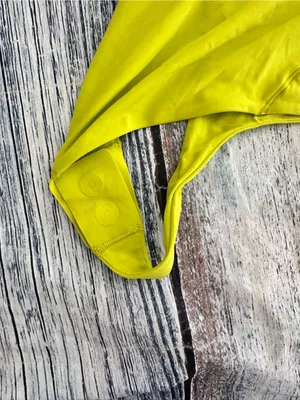 Lululemon Wundermost Ultra-Soft Nulu Square-Neck Sleeveless Bodysuit Lichen Lime thumbnail 8