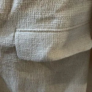 Zara Cream Textured Oversized Long Coat(XS) thumbnail 9
