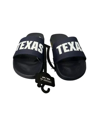 NWT Texas Slip On Slider Sandals Navy Unisex W8/M7 Everyday Beachwear Pool thumbnail 5