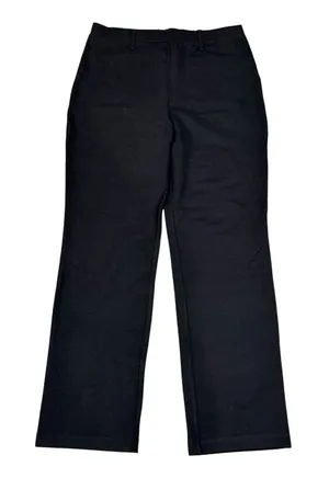 Quince NWT Ultra-Stretch Ponte Straight Leg Pants L Black Trouser thumbnail 1