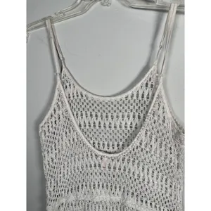 Victorias Secret Womens Medium Beach Cover Up Romper‎ Crochet Lace One Piece thumbnail 14