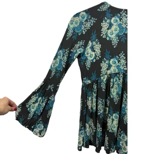 NWT Free People Speak Easy Boho Floral Blouse Top Size XS‎ Feminine Romantic thumbnail 13