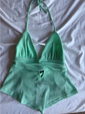 teal princess polly nwt halter top thumbnail 1