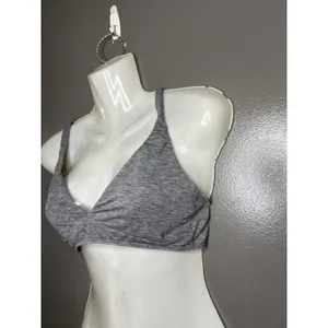 Gap GapBody Bralette Bra Womens Medium Gray Jersey Wireless Adjustable Straps thumbnail 3