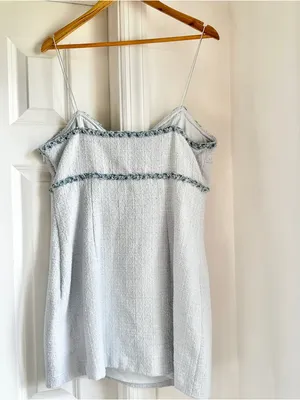 LoveShackFancy Novara Tweed Mini Dress thumbnail 5
