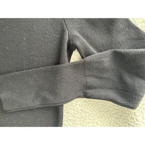 Madewell $168 Merino Wool Sweater Midi Dress Black NT938 Size S thumbnail 13