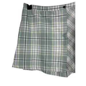 90s Y2K Inspired Sage Green Plaid University Academia Skort S thumbnail 3