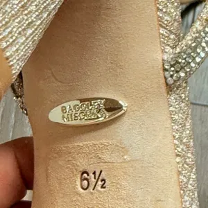 Badgley Mischka Ultima Block Heels‎ Soiree Date Night Bridal Wedding US 6.5 thumbnail 7
