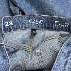 J.Crew Wide Leg Trouser Jeans Light Wash High Rise Capsule Minimalist 27 thumbnail 8