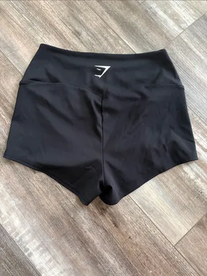 Gymshark Black High-Rise Bike Shorts Medium thumbnail 2