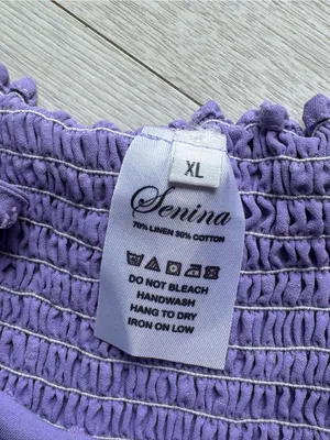 Senina, Lilac Tiered Linen blend Maxi Dress with Spaghetti Straps thumbnail 4