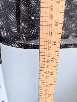 Old Navy Vintage Sheer Gray Polka Dot Tie Neck Sleeveless Blouse Pussybow XS thumbnail 6