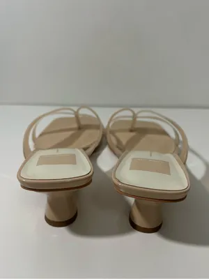 Dolce Vita Brevel Nude Vinyl Praline Jelly PVC Clear Strap Slide Sandal Heels thumbnail 11