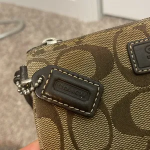 Coach wristlet logo print brown thumbnail 3