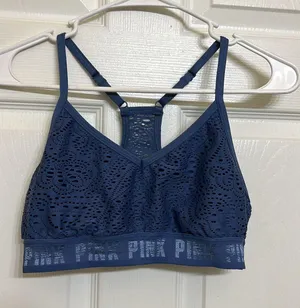 Pink Sport Lightly Line Sports Bra thumbnail 3