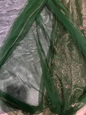 Green Gold Three-Piece Traditional South Asian Attire thumbnail 5