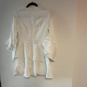 ALC Cassidy White Flounce Sleeve Mini Dress thumbnail 4