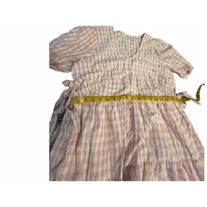 Calista Pink and White Gingham Dress - Size M thumbnail 6