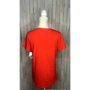 NWT Kansas‎ City Chiefs Women's Medium Red Super Bowl LVII Champions V-Neck Tee thumbnail 3