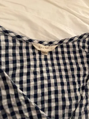 Sim & Sam Gingham top thumbnail 2
