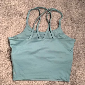 Blogilates strappy cropped tank top blue XS thumbnail 2