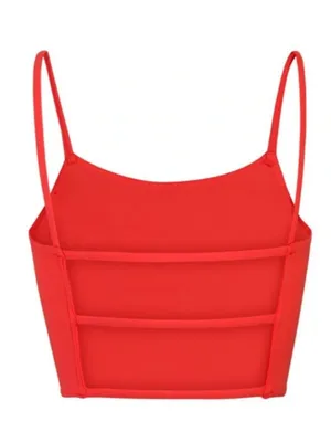 SKIMS Fits Everybody Strappy Back Cami Tank Size XXS Neon Coral Fitted Comfy thumbnail 2