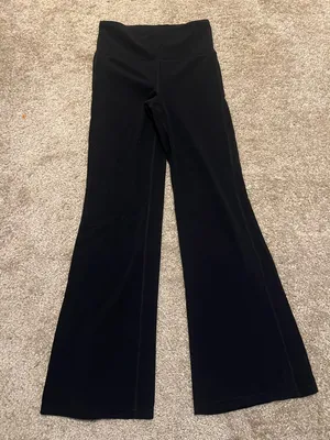 Athleta elation high rise flare pant small black thumbnail 5