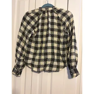 Pilcro By Anthropologie‎ Plaid Button Up Shirt Long Sleeve Women's Size M thumbnail 5