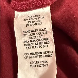 Forgotten Grace burgundy Cowl Neck Sweater xl thumbnail 10