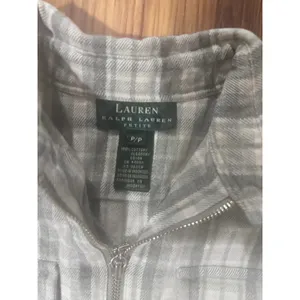 Ralph Lauren Y2K Women’s Quarter Zip Flannel Sweater thumbnail 2