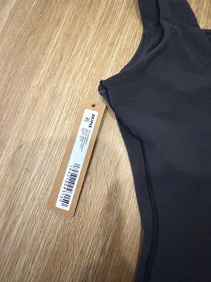 Fits Everybody Square Neck Bodysuit SKIMS Onyx Small thumbnail 3
