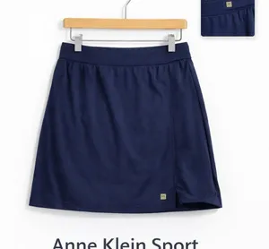 Anne Klein Sport Navy Athletic Skort Medium Pull On Stretch Built In Shorts thumbnail 1