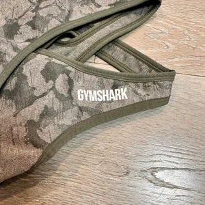Gymshark Camo Sports Bra XS XSmall Crisscross Back‎ Athletic Workout Top Women thumbnail 3