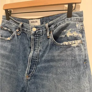 AGOLDE Riley High Rise Straight Crop Jeans Rigid Cotton‎ Denim thumbnail 11