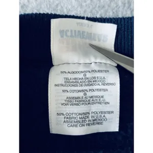 Vintage 1990s Blue Crewneck Sweatshirt Happiness Is Grandma's House Lrg Granny thumbnail 6