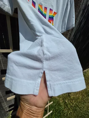 Victoria’s Secret PINK Rainbow Campus Crew Tee XL thumbnail 5