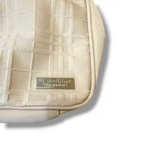 Burberry Adora Zip Cosmetic Bag Beige Plaid Texture‎ Travel Case thumbnail 2
